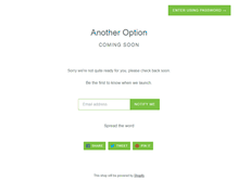 Tablet Screenshot of anotheroption.com